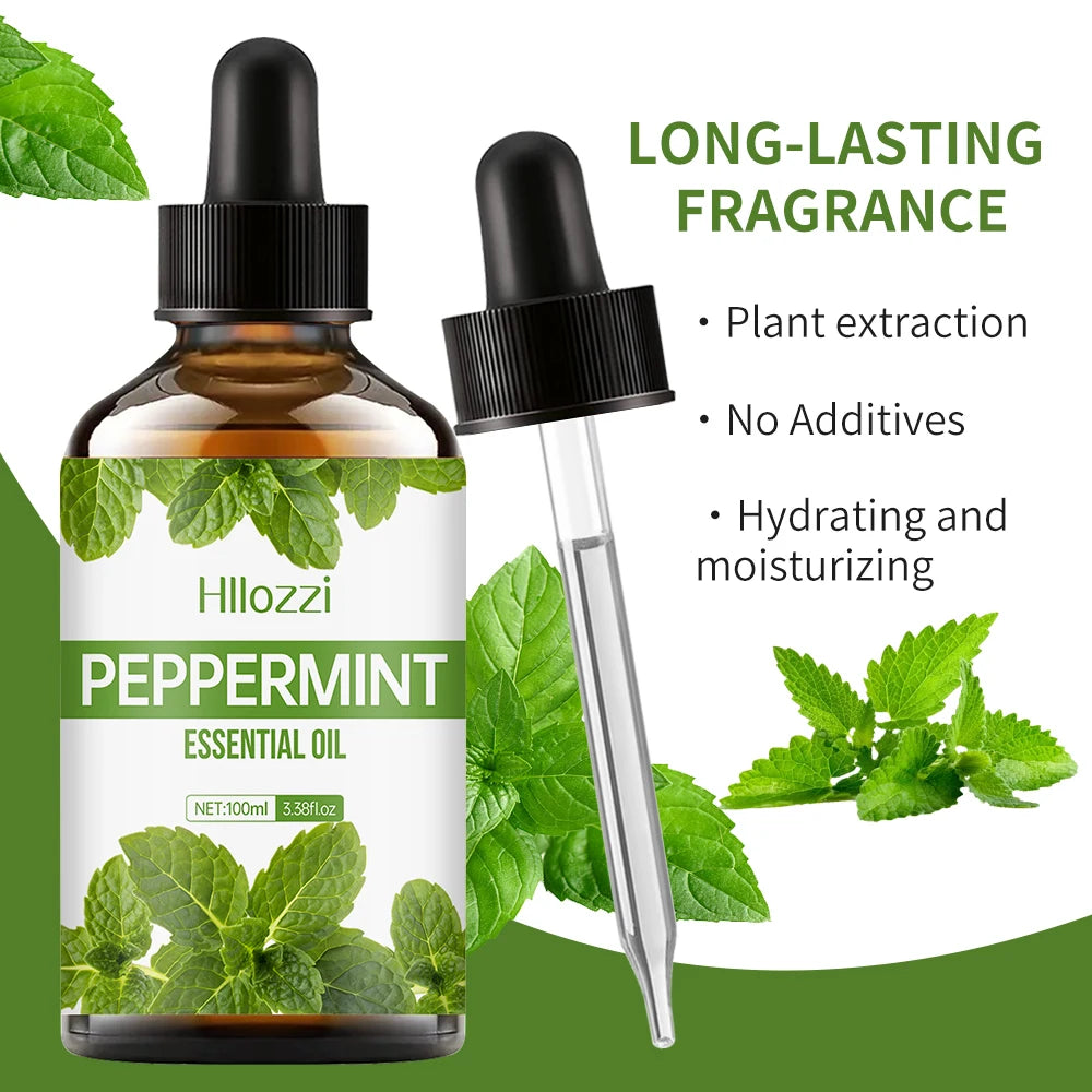 Peppermint Essential Oil - Body Massage & Aromatherapy Oil