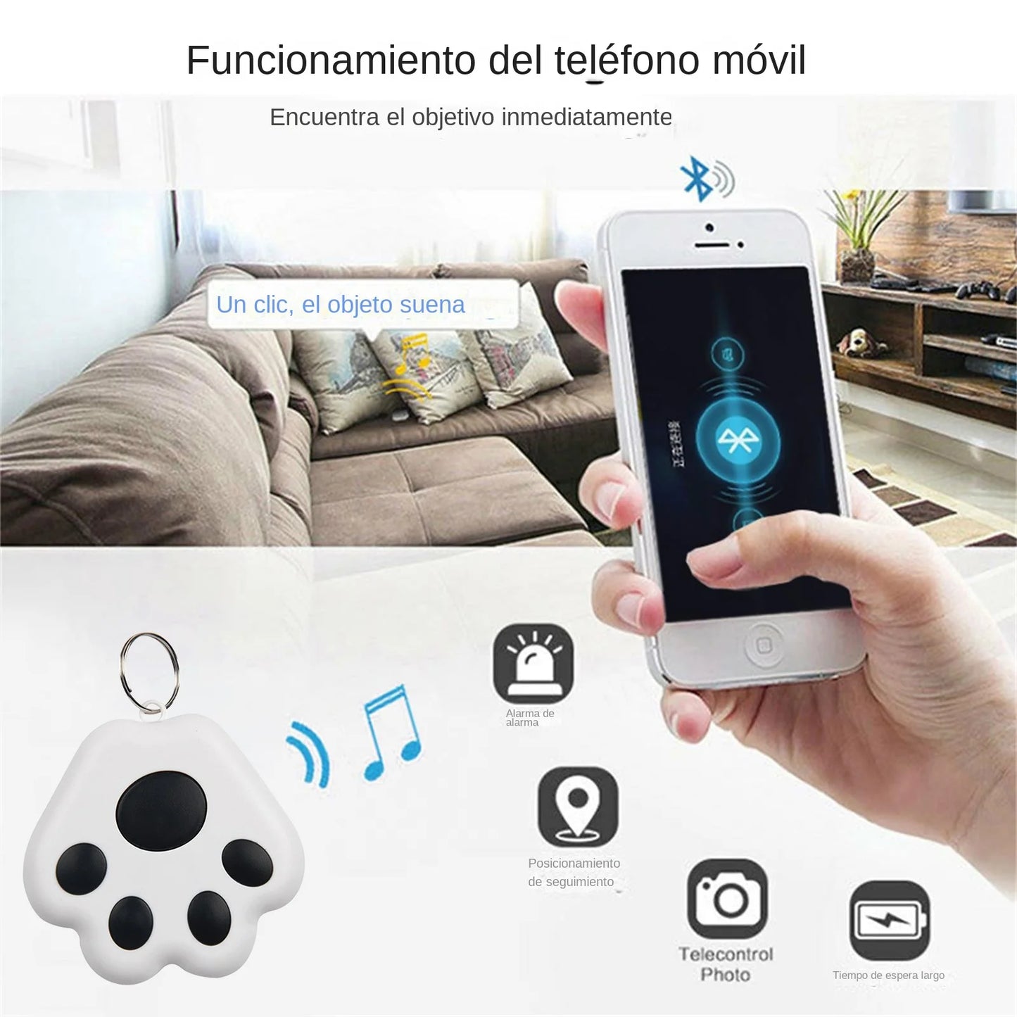 Pet Mini GPS Tracker Bluetooth 5.0