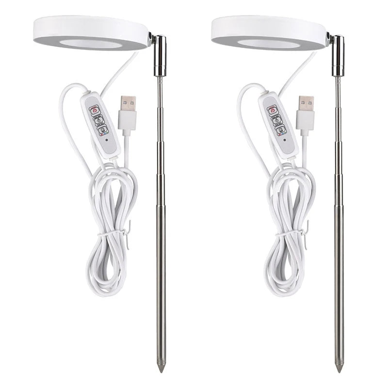 LED Grow Light Full Spectrum - USB 5V with Timer & Height Adjustment