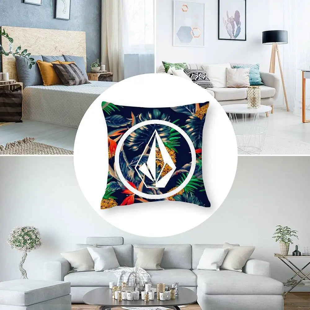 Taie d'oreiller avec logo - Impression 3D en polyester 40 x 40 cm