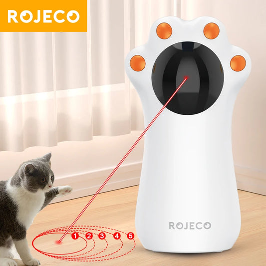 Automatic Cat Laser Toy - Interactive Smart Pet Teaser - Bascora
