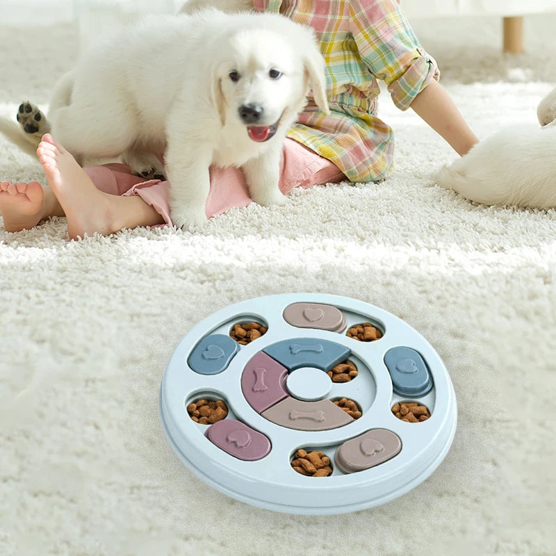 Jouet éducatif pour animaux de compagnie - Distributeur interactif de dressage pour chiens