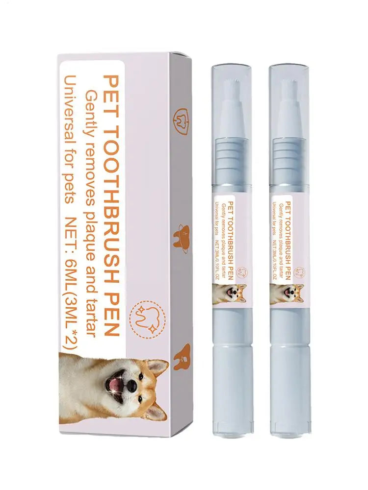 Stylo de nettoyage dentaire pour animaux de compagnie – Haleine fraîche et blanchiment des dents pour chiens et chats