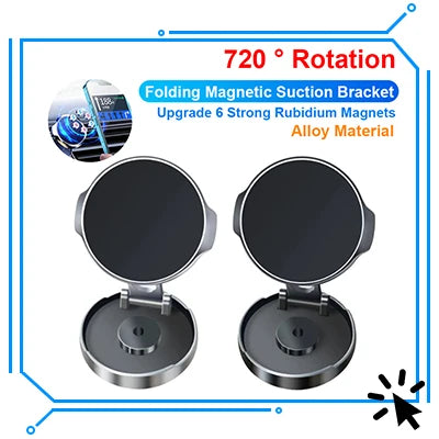 Magnetic Phone Car Holder - Universal Mount Bracket for Safe Driving