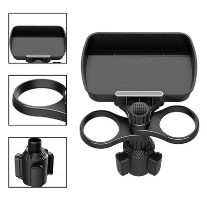 360° Rotating Multifunctional Car Seat Cup Holder - Bascora