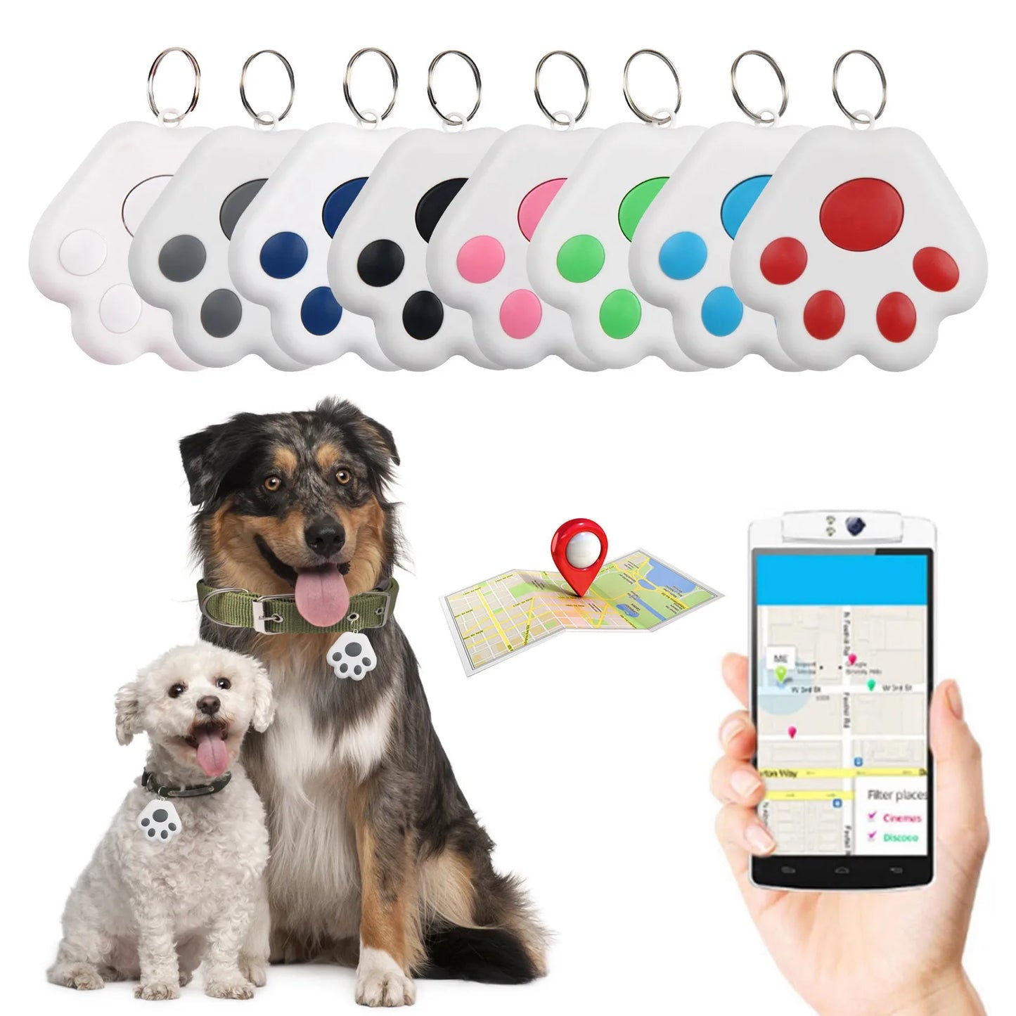 Pet Mini GPS Tracker Bluetooth 5.0