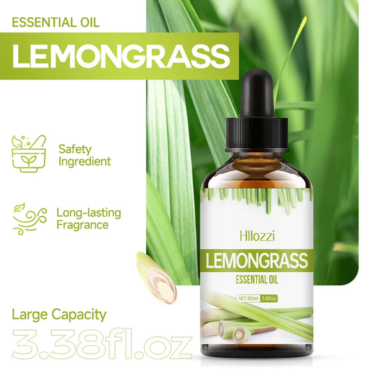 Lemongrass Essential Oil - Hair & Skin Care Massage Treatment