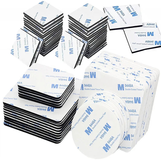 Multiple rolls of MMM tape with packaging on a white background