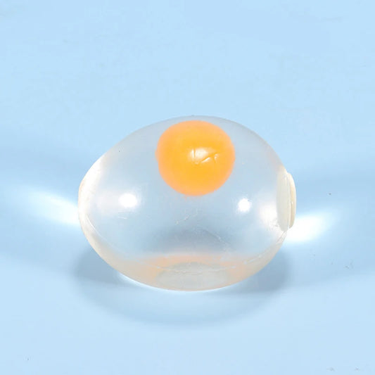 Balle anti-stress en forme d'œuf éclaboussé - Jouet anti-stress amusant et original