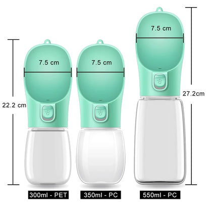 Portable Dog Water Bottle - Leakproof Design - Bascora