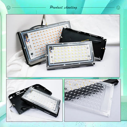 LED Grow Light Floodlight - 220V Indoor Culture Lamp 50W/100W - Bascora