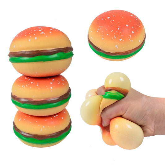 Squishy Food Stress Relief Toys - Hamburger & Cookies