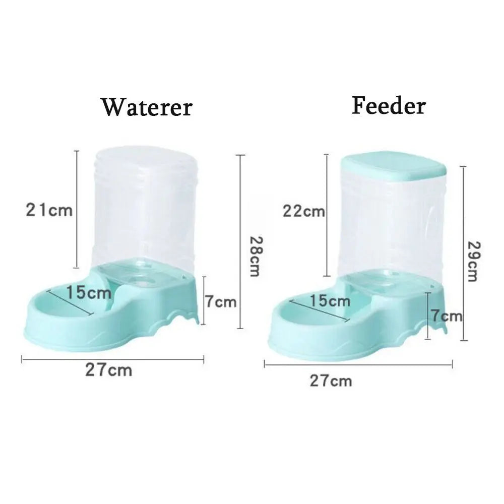 3.8L Automatic Pet Water Fountain - Large Capacity Food & Water Dispenser