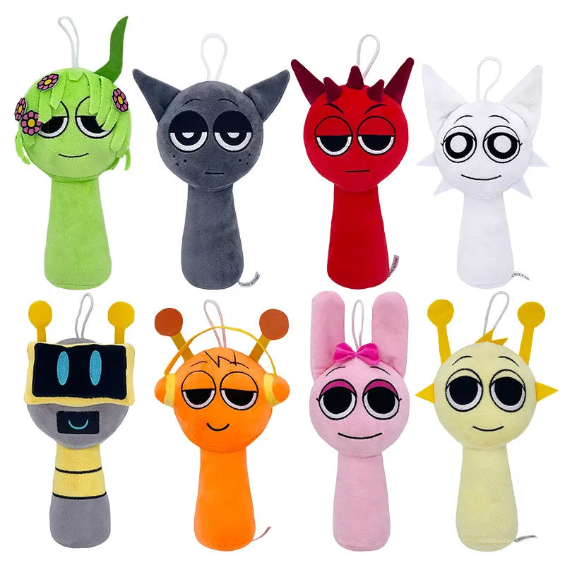 Cartoon Plush Toys - Stuffed Animal Doll Set for Kids