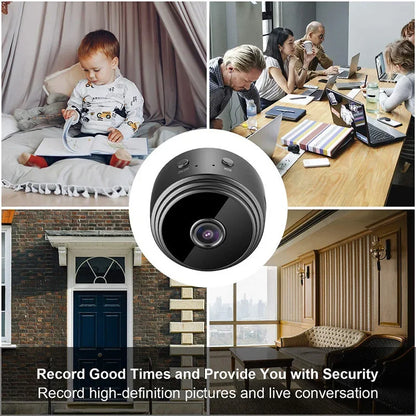 A9 Mini WiFi Security Camera - Wireless Remote Monitoring - Bascora
