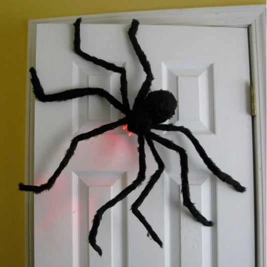 Extra Large Plush Black Spider - Halloween Decoration