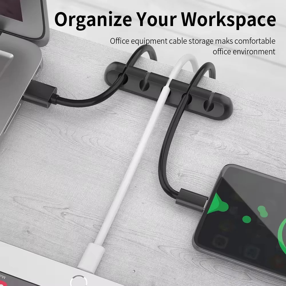 Organisateur de câbles USB et clips de gestion des fils