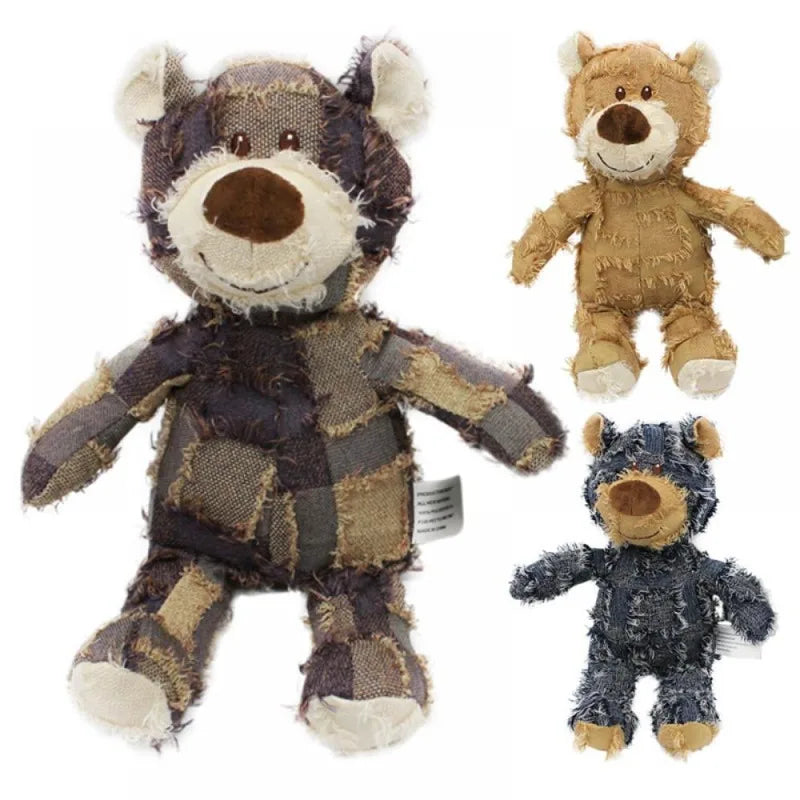 Jouet sonore en peluche pour chien - Jouet interactif en peluche pour chien