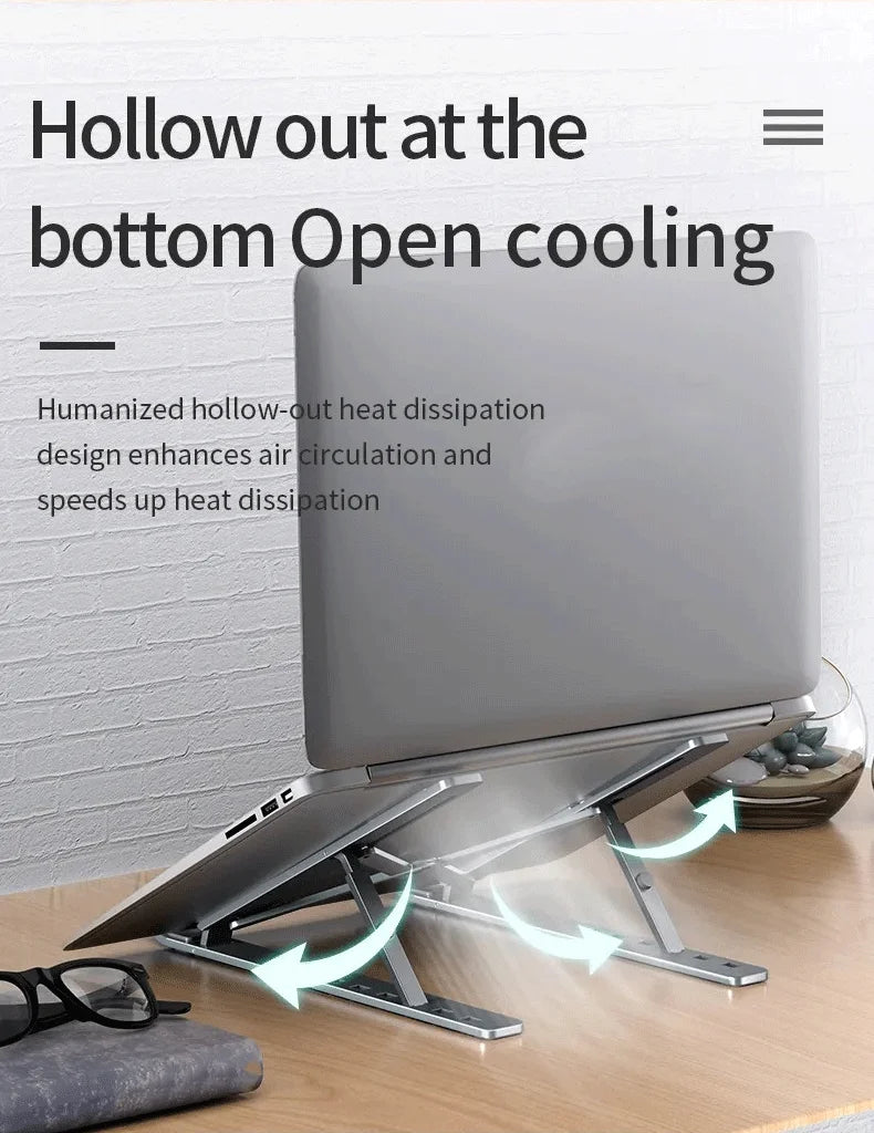 Premium Aluminum Laptop Stand - Professional Grade