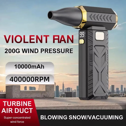 High-Power Turbo Jet Fan - 400,000 RPM Brushless Motor Blower - Bascora