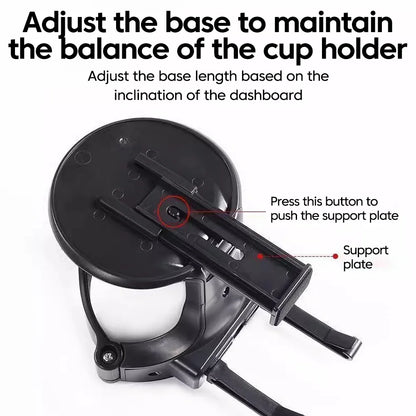 Car Cup Holder - Air Vent Mount Stand - Bascora