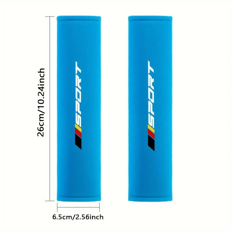 Lot de 2 coussins de ceinture de sécurité doux et confortables