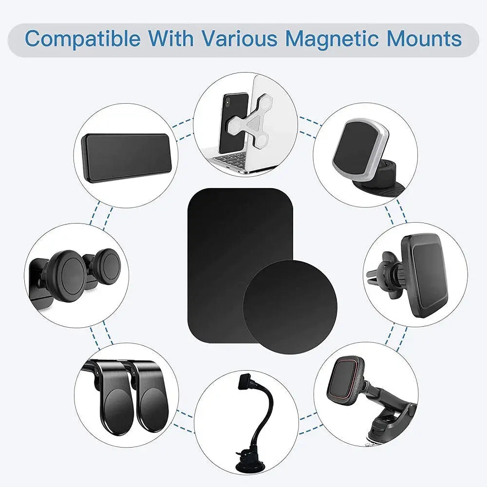 Magnetic Phone Car Holder Metal Plate - Universal Fit