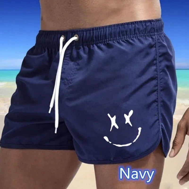 Bañador de secado rápido para hombre: pantalones de playa transpirables con bolsillos