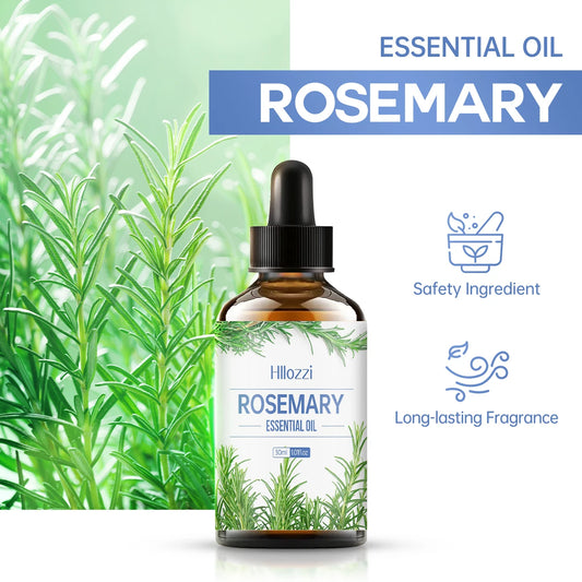 Rosemary Essential Oil - Hair Care & Scalp Massage Treatment