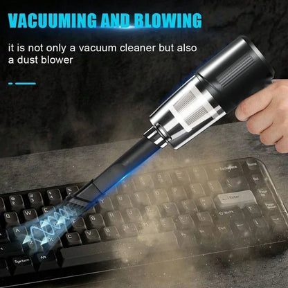 Portable Wireless Car Vacuum - Compact High-Suction Handheld - Bascora