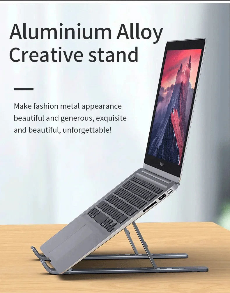 Premium Aluminum Laptop Stand - Professional Grade