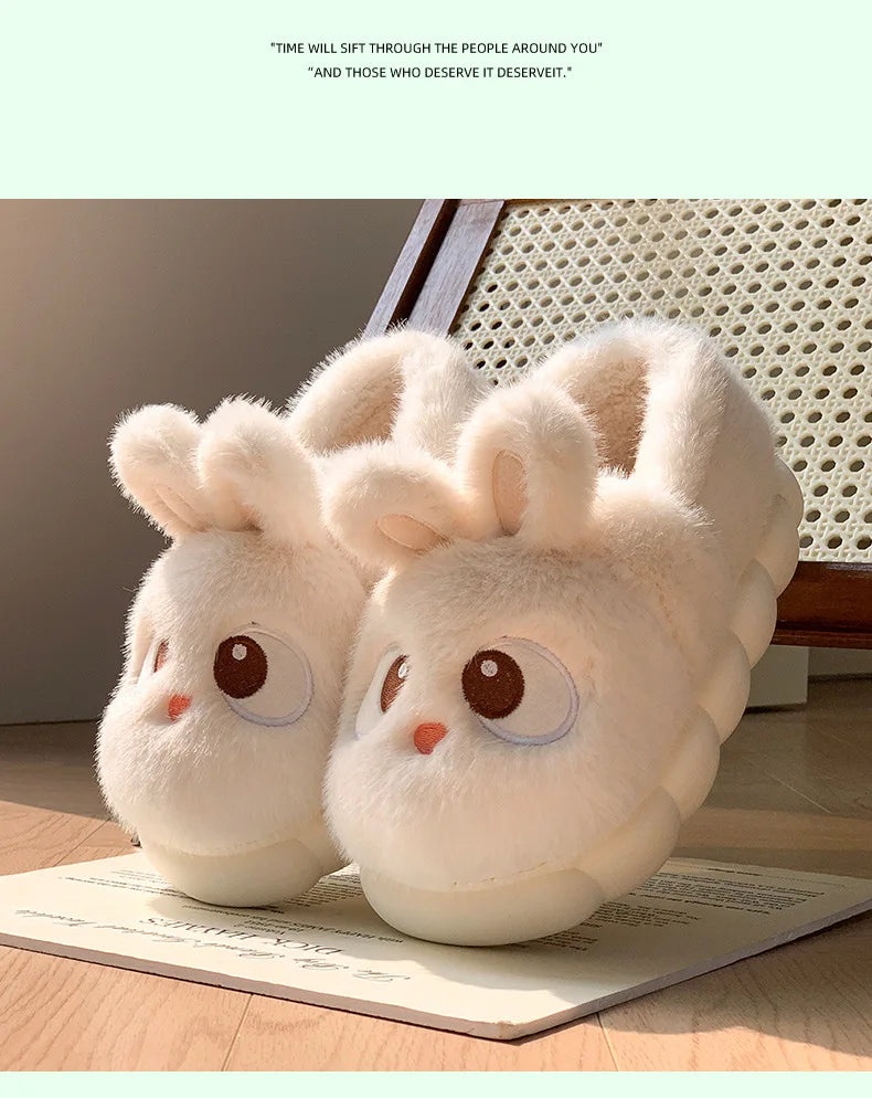 Women's Cotton Slippers - Warm Winter Indoor Shoes
