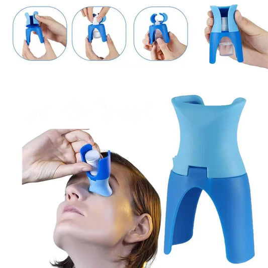 Eye Drop Bottle Helper - Reusable Eyedrop Guide Applicator