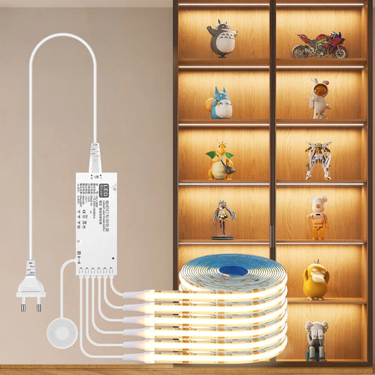 Under Cabinet COB LED Strip - Dimmable Touch Sensor Light
