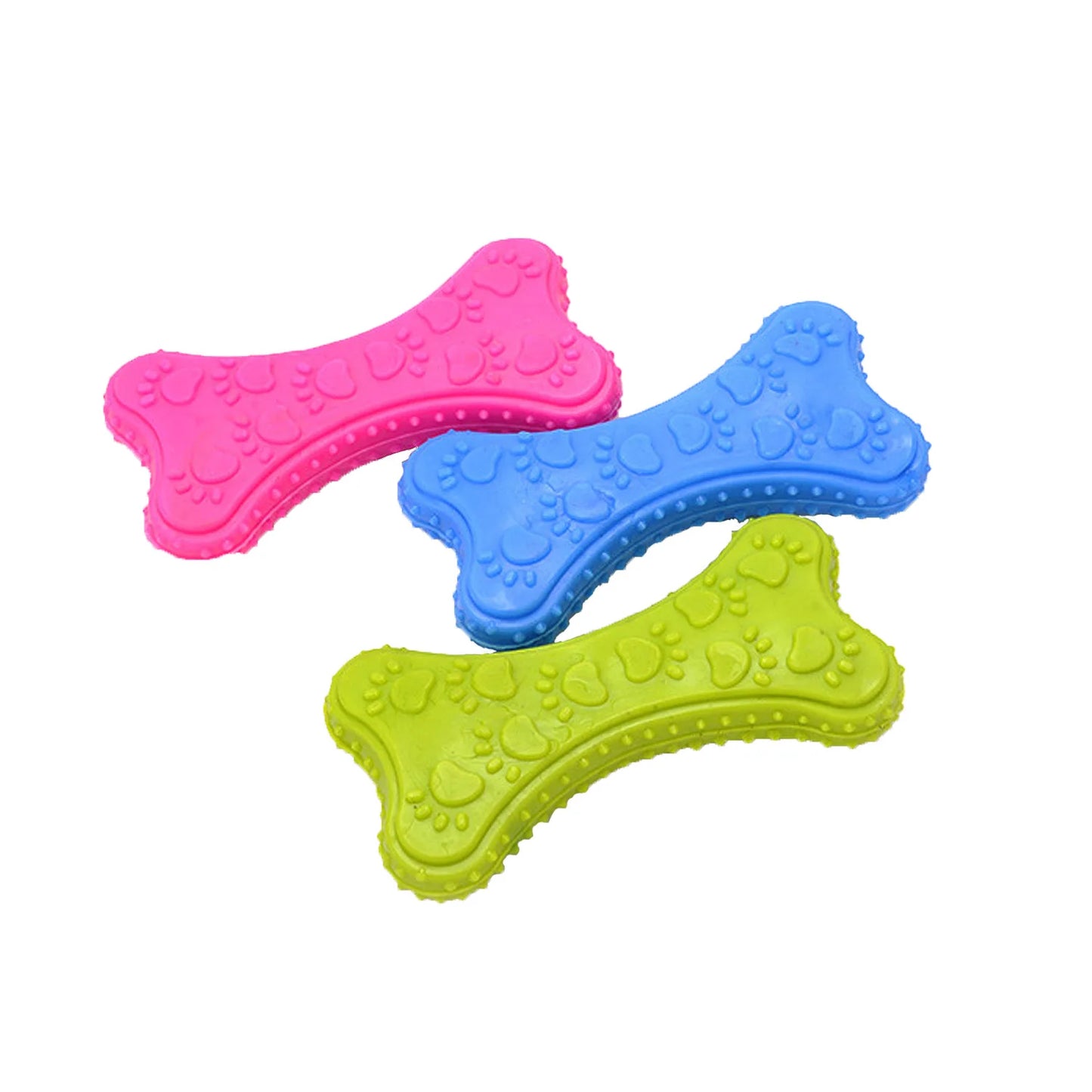 Jouets à mâcher en caoutchouc pour petits chiens - Résistants aux morsures, pour l'entraînement et le nettoyage des dents