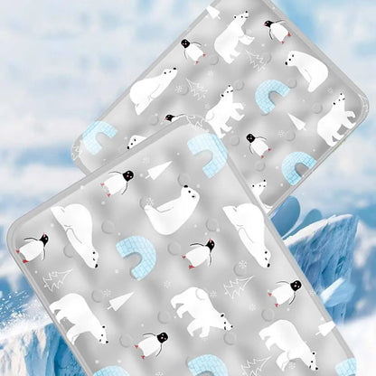 Pet Cooling Mat - Gel Ice Pad for Dogs & Cats - Bascora