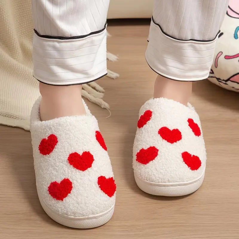 Soft Sole Winter Slippers - Warm Anti-Slip Indoor Shoes for Women