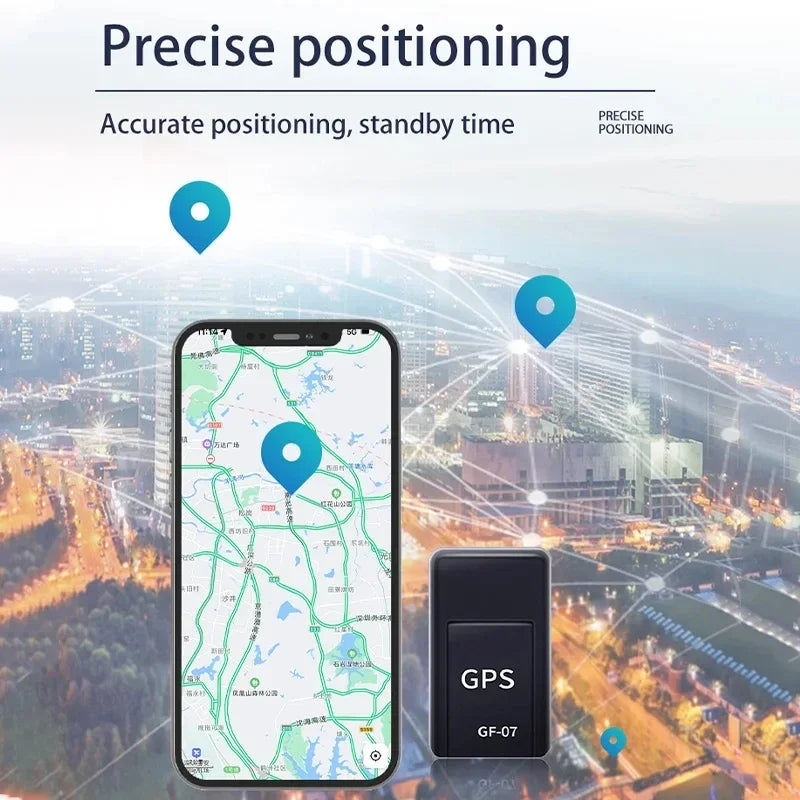 GF-07 Mini GPS Tracker - Real-Time Vehicle & Pet Locator