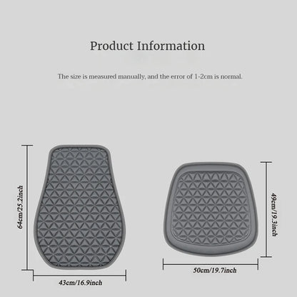 3D Suspended Car Seat Cushion - Embossed Pattern - Bascora
