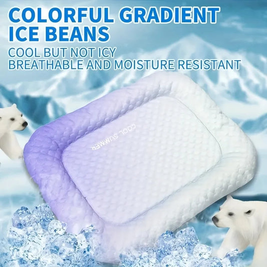Self-Cooling Pet Mat - Auto-Activating Ice Pad