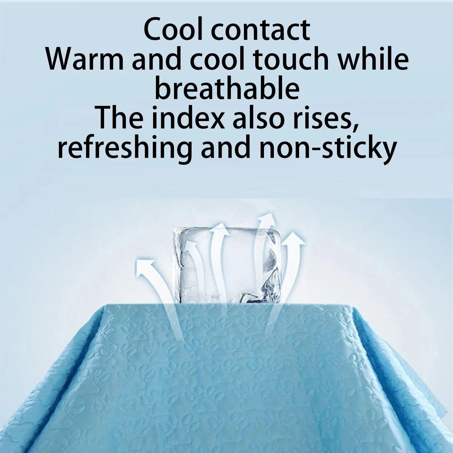 Non-Slip Pet Cooling Mat - Secure Grip Technology