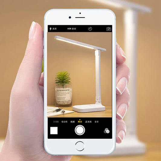 LED Table Lamp - USB Rechargeable Dimmable Desk Light