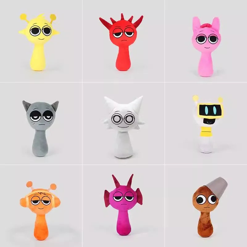 Cartoon Plush Toys - Stuffed Animal Doll Set for Kids