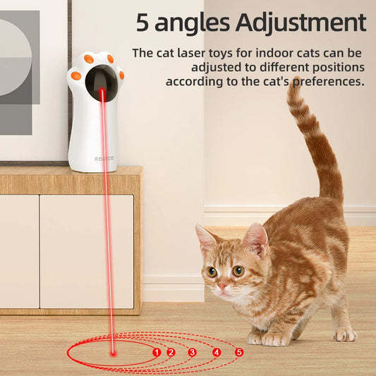 Automatic Cat Laser Toy - Interactive Smart Pet Teaser - Bascora