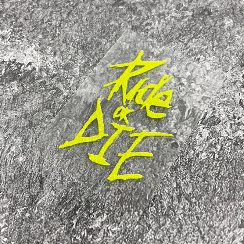 Bike Frame Stickers - Ride or Die Waterproof Vinyl Decals