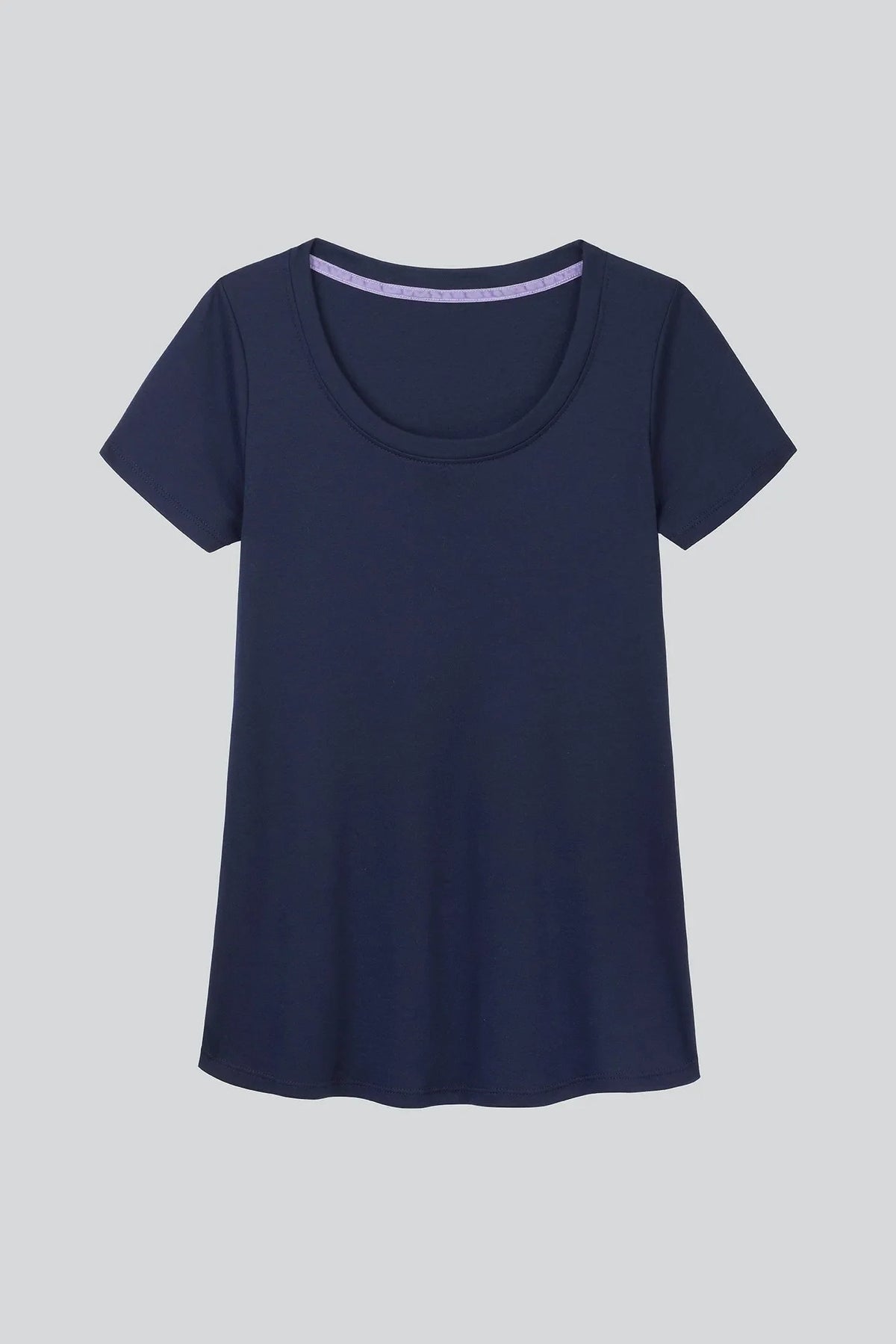 Lavender Hill Clothing Short Sleeve Scoop Neck Cotton Modal T-Shirt