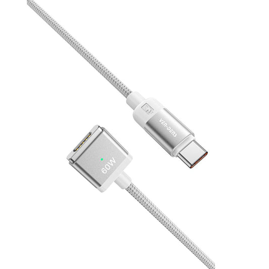 USB-C to MagSafe 2 Braided 60W Charging Cable 2M VD-DCA09