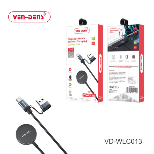 Magnetic Galaxy Watch Charger USB-A & USB-C VD-WLC013
