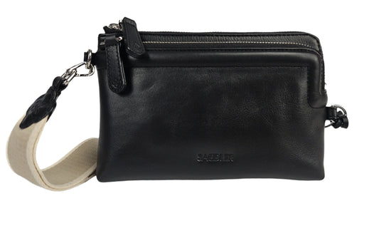 Heather Leather Clutch & Crossbody Bag