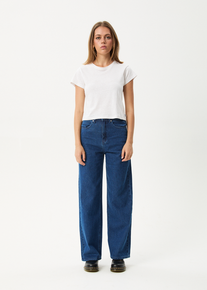 Afends Bella Denim Wide Leg Baggy Jean